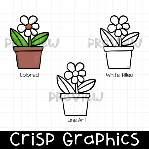 Garden Tools Cliparts, Garden Flowers, Plants, Equipment Clipart, PNG Graphics - Image 2