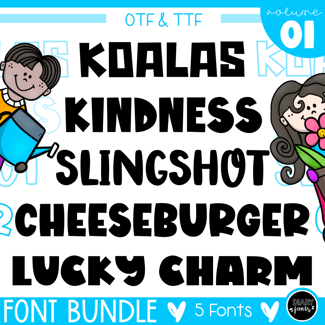 bold and chunky fonts for teacher