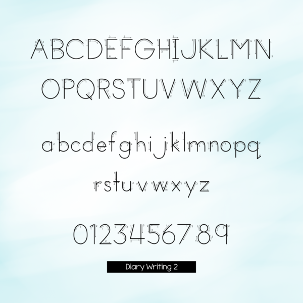 tracing font