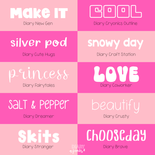 fonts for teachers bundle